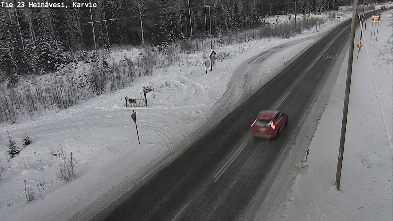 Kelikamerat Kuva Tie 23 Heinävesi, Karvio, Heinävesi, Pohjois-Karjala