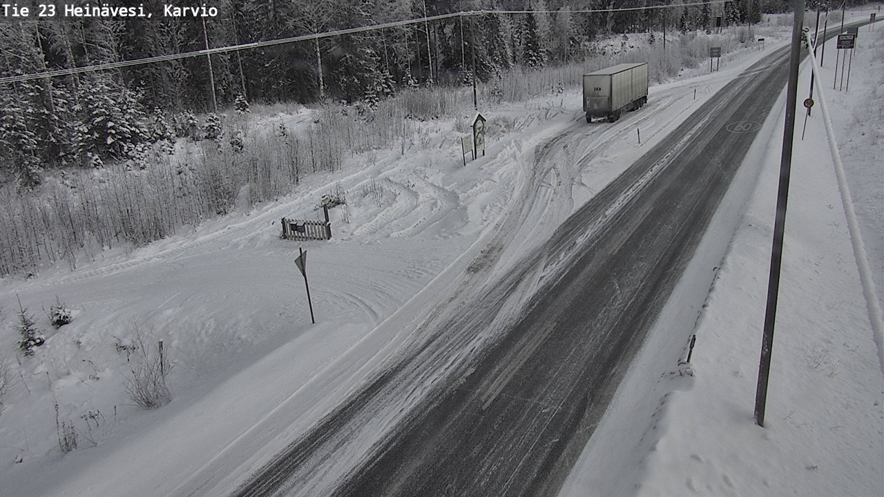 Kelikamerat Kuva Tie 23 Heinävesi, Karvio, Heinävesi, Pohjois-Karjala