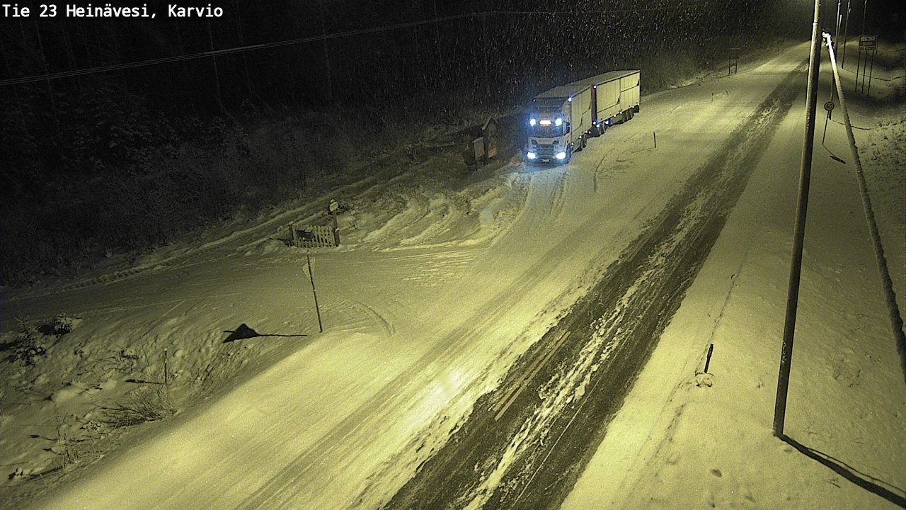 Kelikamerat Kuva Tie 23 Heinävesi, Karvio, Heinävesi, Pohjois-Karjala