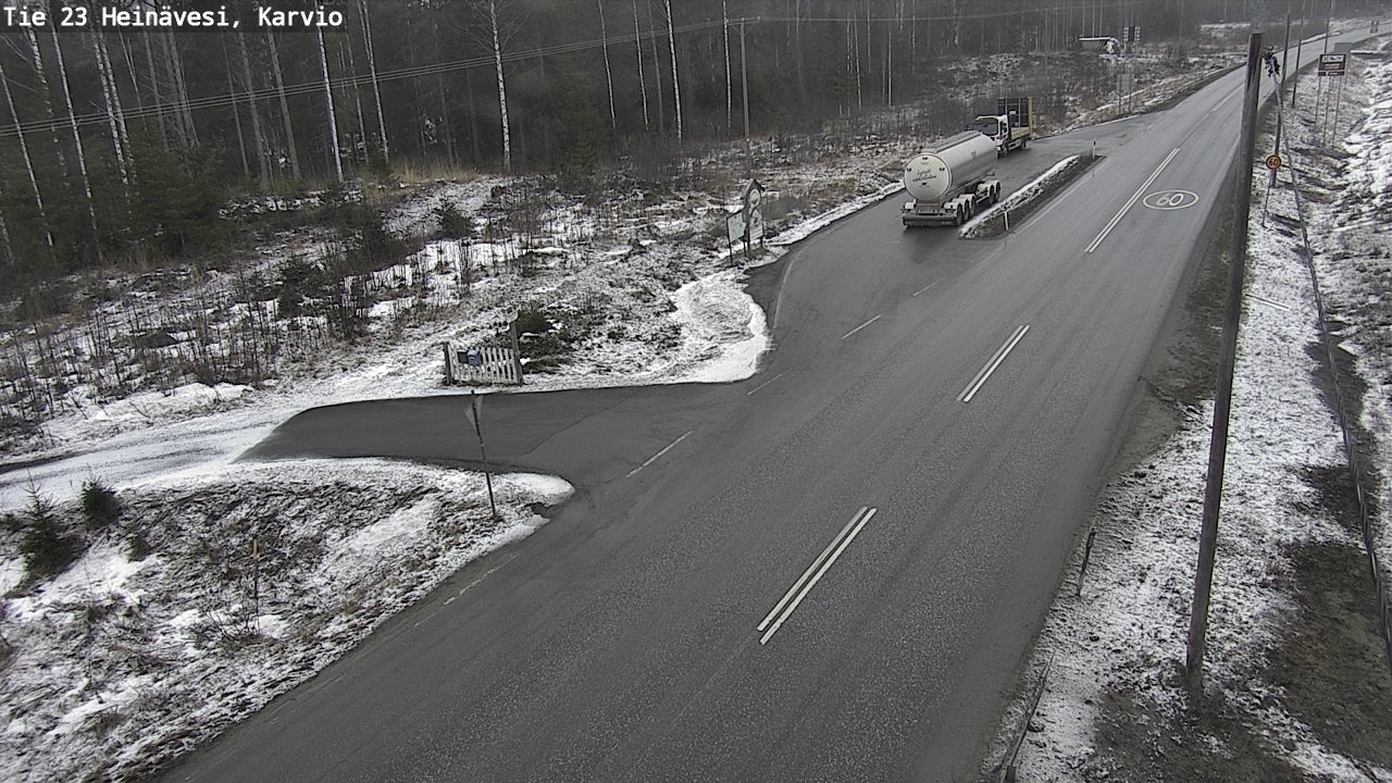 Kelikamerat Kuva Tie 23 Heinävesi, Karvio, Heinävesi, Pohjois-Karjala