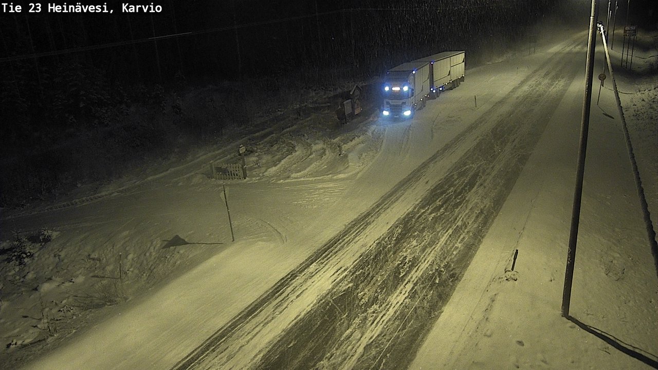 Kelikamerat Kuva Tie 23 Heinävesi, Karvio, Heinävesi, Pohjois-Karjala