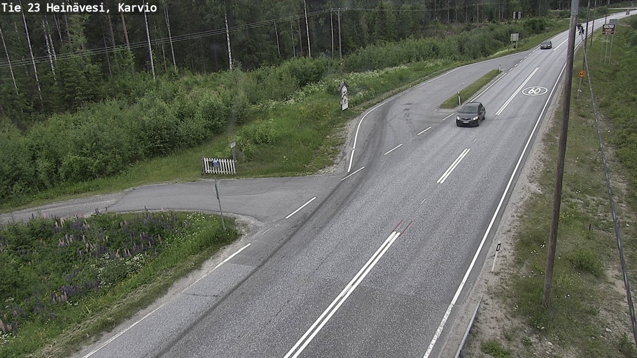 Kelikamerat Kuva Tie 23 Heinävesi, Karvio, Heinävesi, Pohjois-Karjala