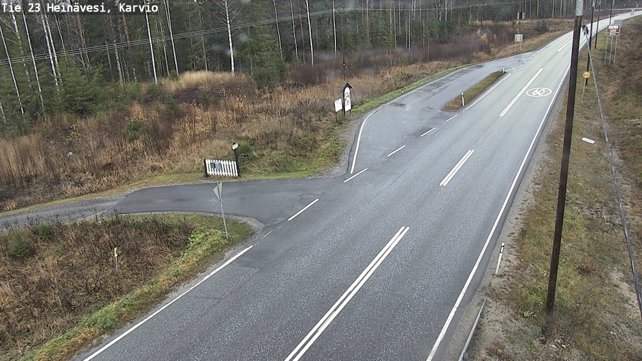 Kelikamerat Kuva Tie 23 Heinävesi, Karvio, Heinävesi, Pohjois-Karjala