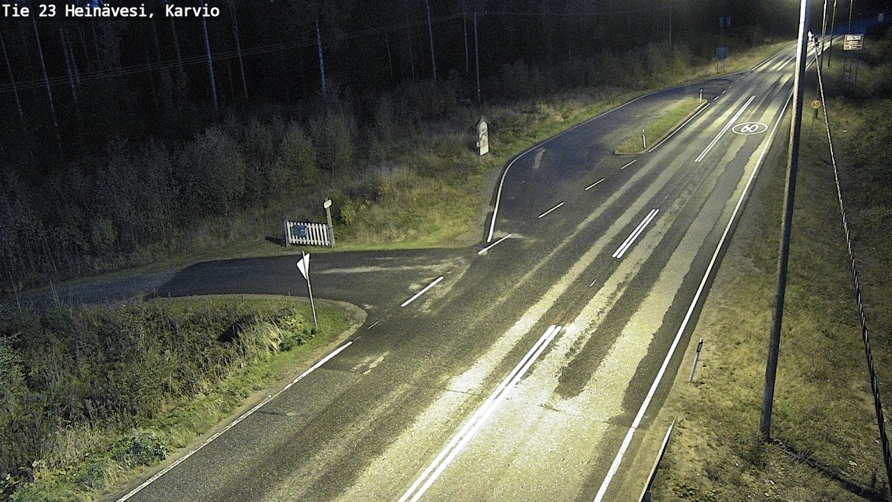 Weather Camera Image Road 23 Heinävesi, Karvio, Heinävesi, Pohjois-Karjala