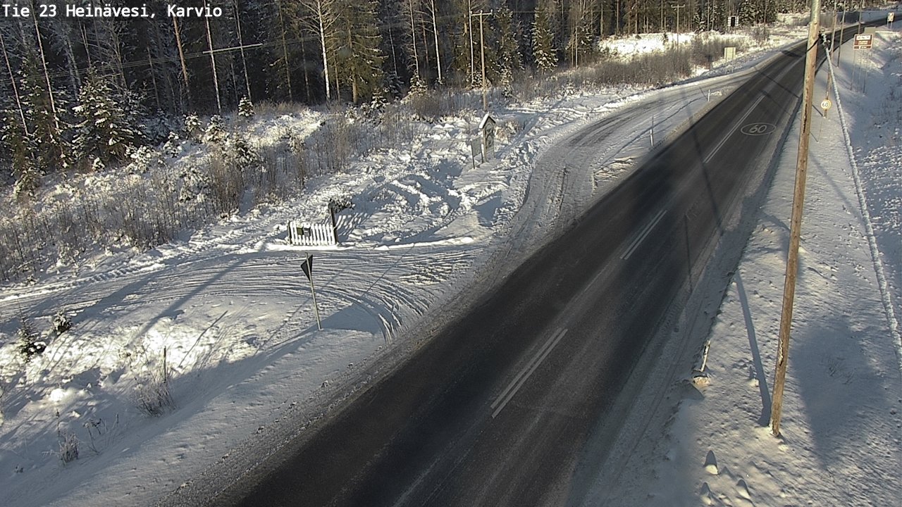 Kelikamerat Kuva Tie 23 Heinävesi, Karvio, Heinävesi, Pohjois-Karjala