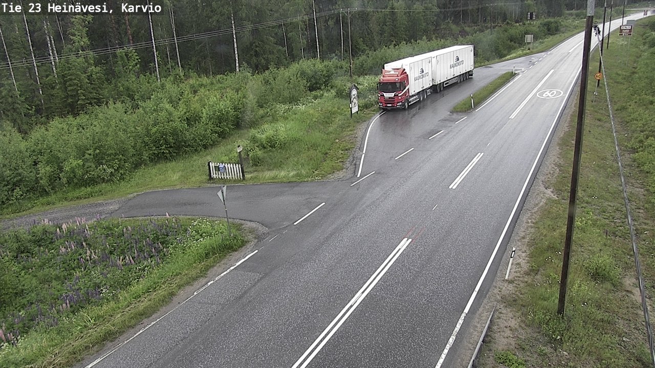 Kelikamerat Kuva Tie 23 Heinävesi, Karvio, Heinävesi, Pohjois-Karjala