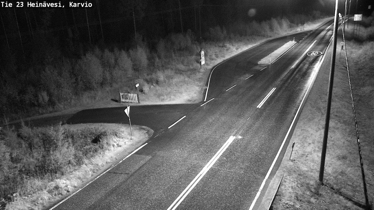 Weather Camera Image Road 23 Heinävesi, Karvio, Heinävesi, Pohjois-Karjala