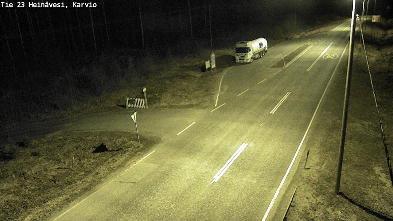 Weather Camera Image Road 23 Heinävesi, Karvio, Heinävesi, Pohjois-Karjala