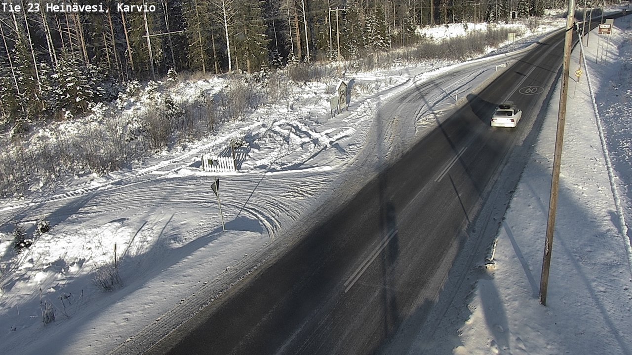 Kelikamerat Kuva Tie 23 Heinävesi, Karvio, Heinävesi, Pohjois-Karjala