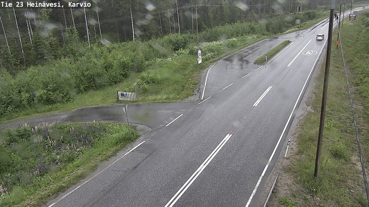 Kelikamerat Kuva Tie 23 Heinävesi, Karvio, Heinävesi, Pohjois-Karjala
