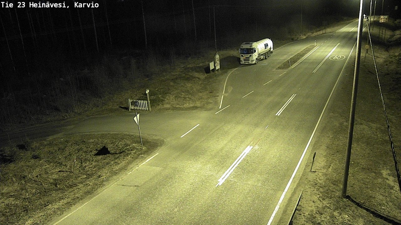 Weather Camera Image Road 23 Heinävesi, Karvio, Heinävesi, Pohjois-Karjala