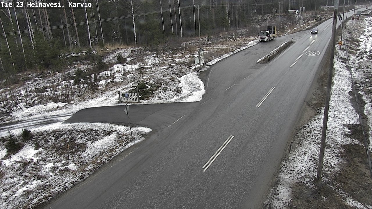 Kelikamerat Kuva Tie 23 Heinävesi, Karvio, Heinävesi, Pohjois-Karjala