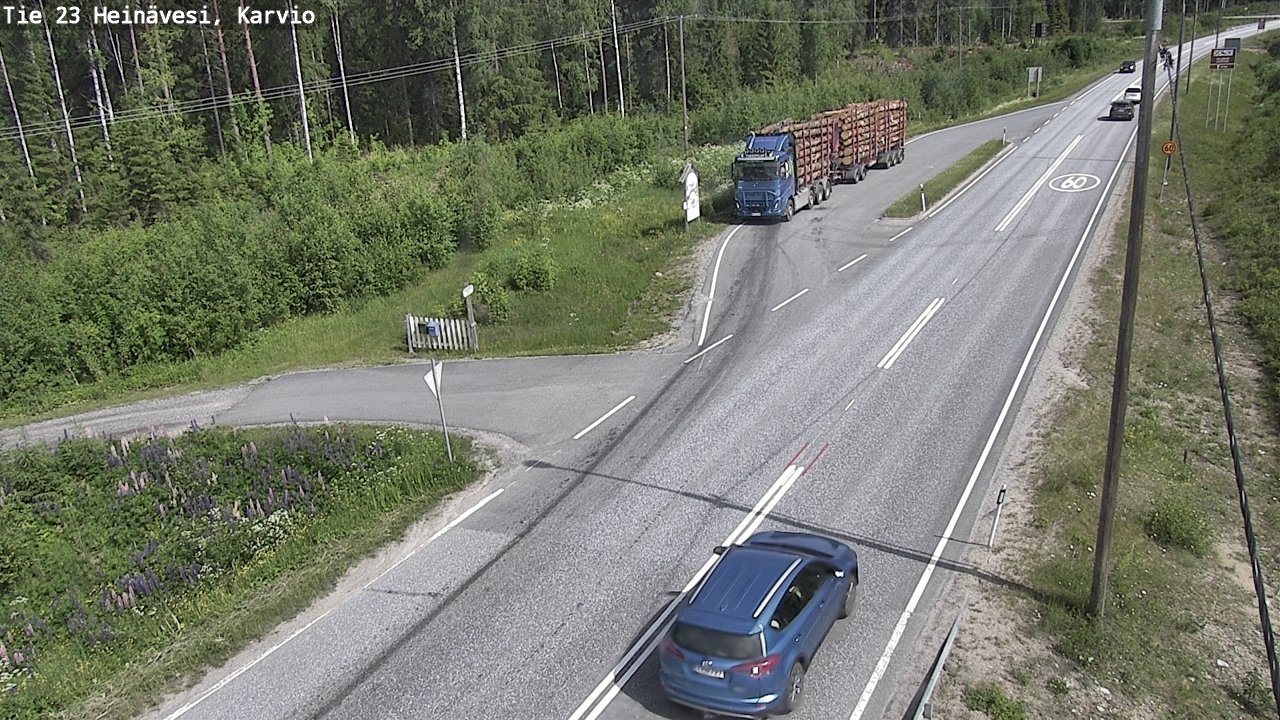 Kelikamerat Kuva Tie 23 Heinävesi, Karvio, Heinävesi, Pohjois-Karjala