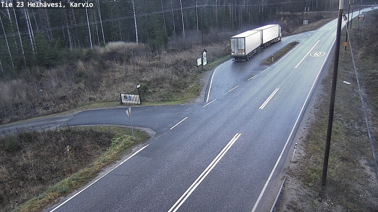 Kelikamerat Kuva Tie 23 Heinävesi, Karvio, Heinävesi, Pohjois-Karjala