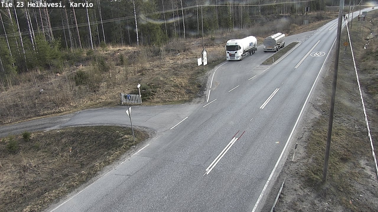 Kelikamerat Kuva Tie 23 Heinävesi, Karvio, Heinävesi, Pohjois-Karjala