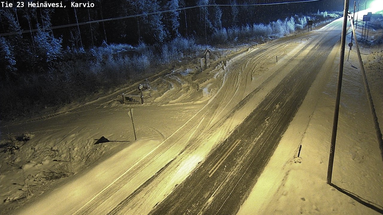 Kelikamerat Kuva Tie 23 Heinävesi, Karvio, Heinävesi, Pohjois-Karjala
