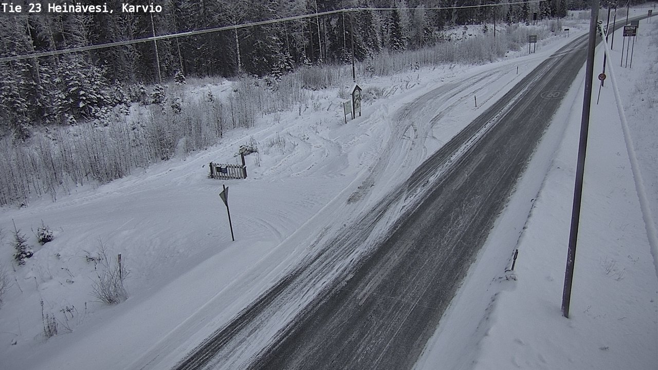 Kelikamerat Kuva Tie 23 Heinävesi, Karvio, Heinävesi, Pohjois-Karjala