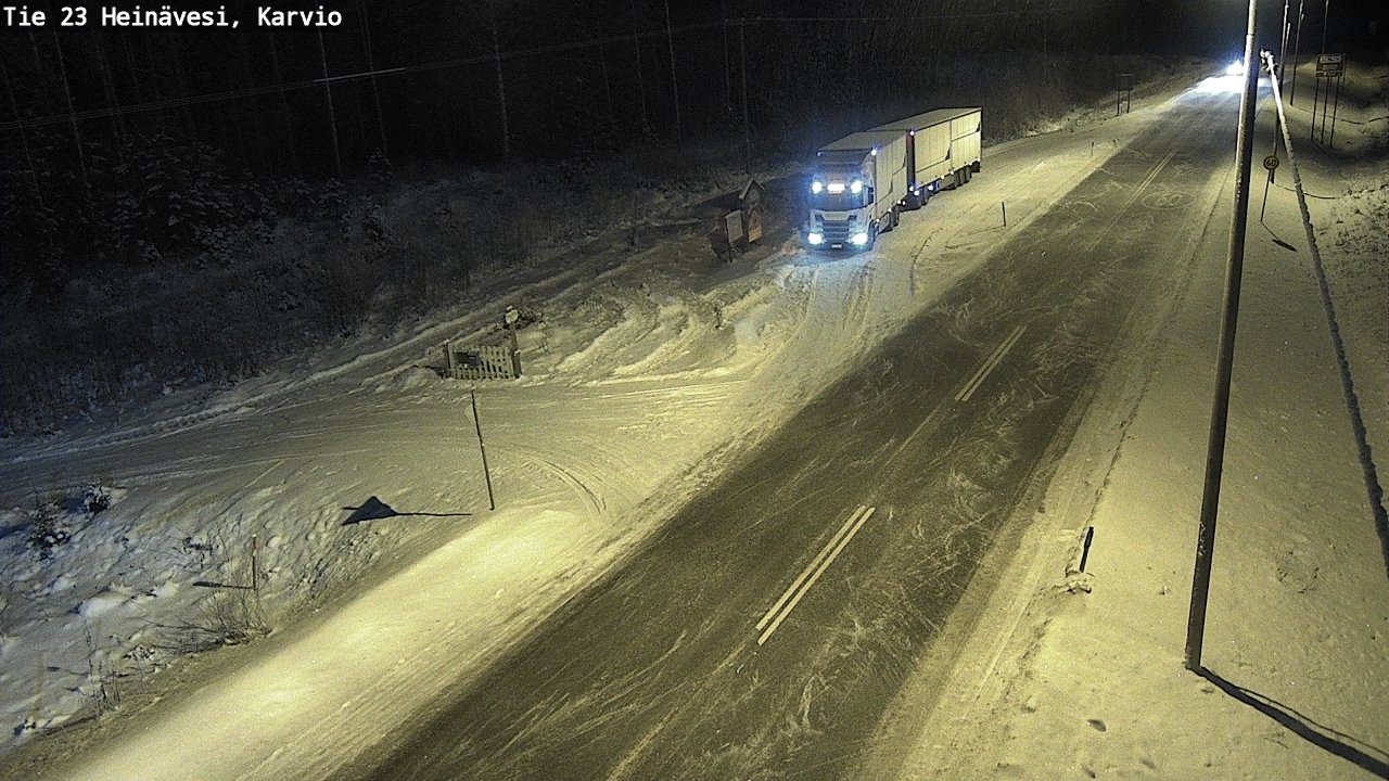 Kelikamerat Kuva Tie 23 Heinävesi, Karvio, Heinävesi, Pohjois-Karjala