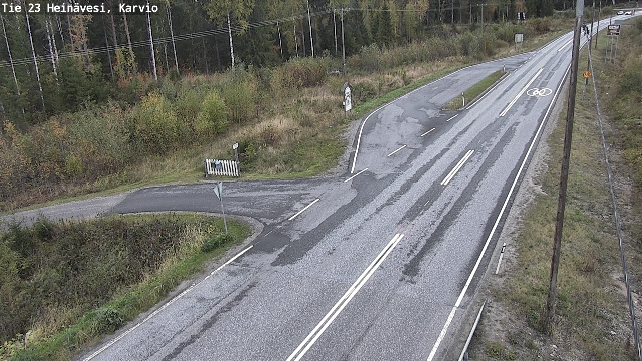 Kelikamerat Kuva Tie 23 Heinävesi, Karvio, Heinävesi, Pohjois-Karjala