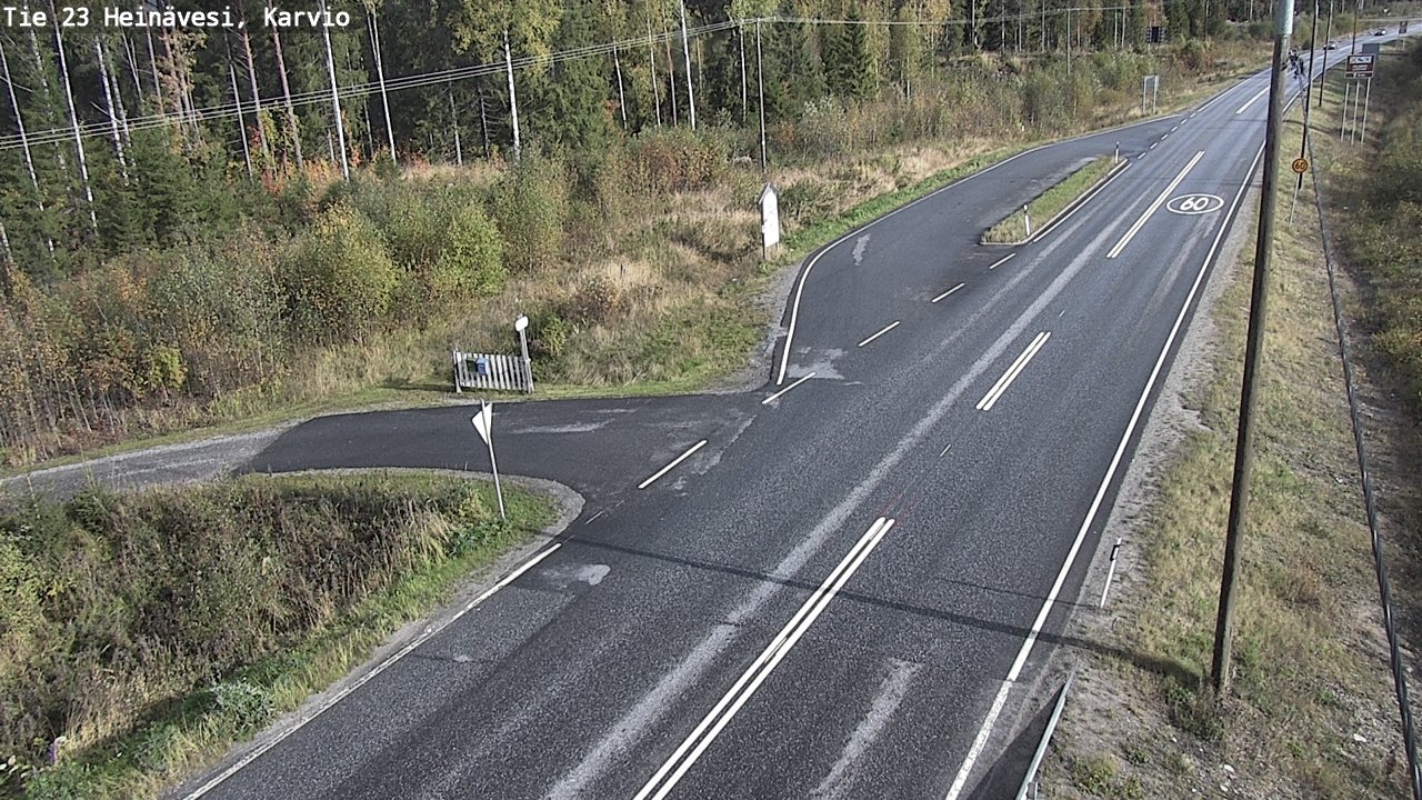 Kelikamerat Kuva Tie 23 Heinävesi, Karvio, Heinävesi, Pohjois-Karjala