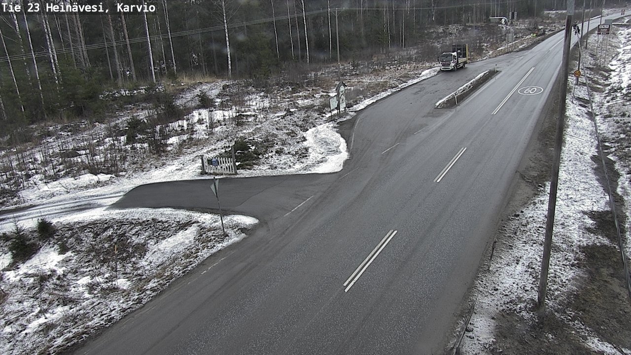 Kelikamerat Kuva Tie 23 Heinävesi, Karvio, Heinävesi, Pohjois-Karjala