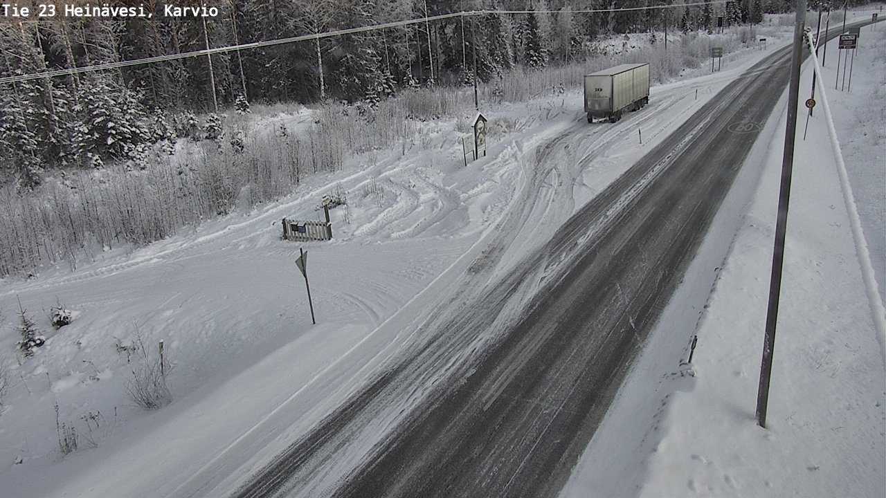 Kelikamerat Kuva Tie 23 Heinävesi, Karvio, Heinävesi, Pohjois-Karjala
