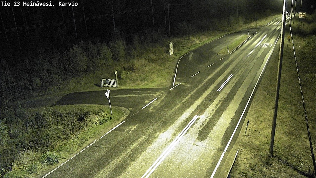 Weather Camera Image Road 23 Heinävesi, Karvio, Heinävesi, Pohjois-Karjala
