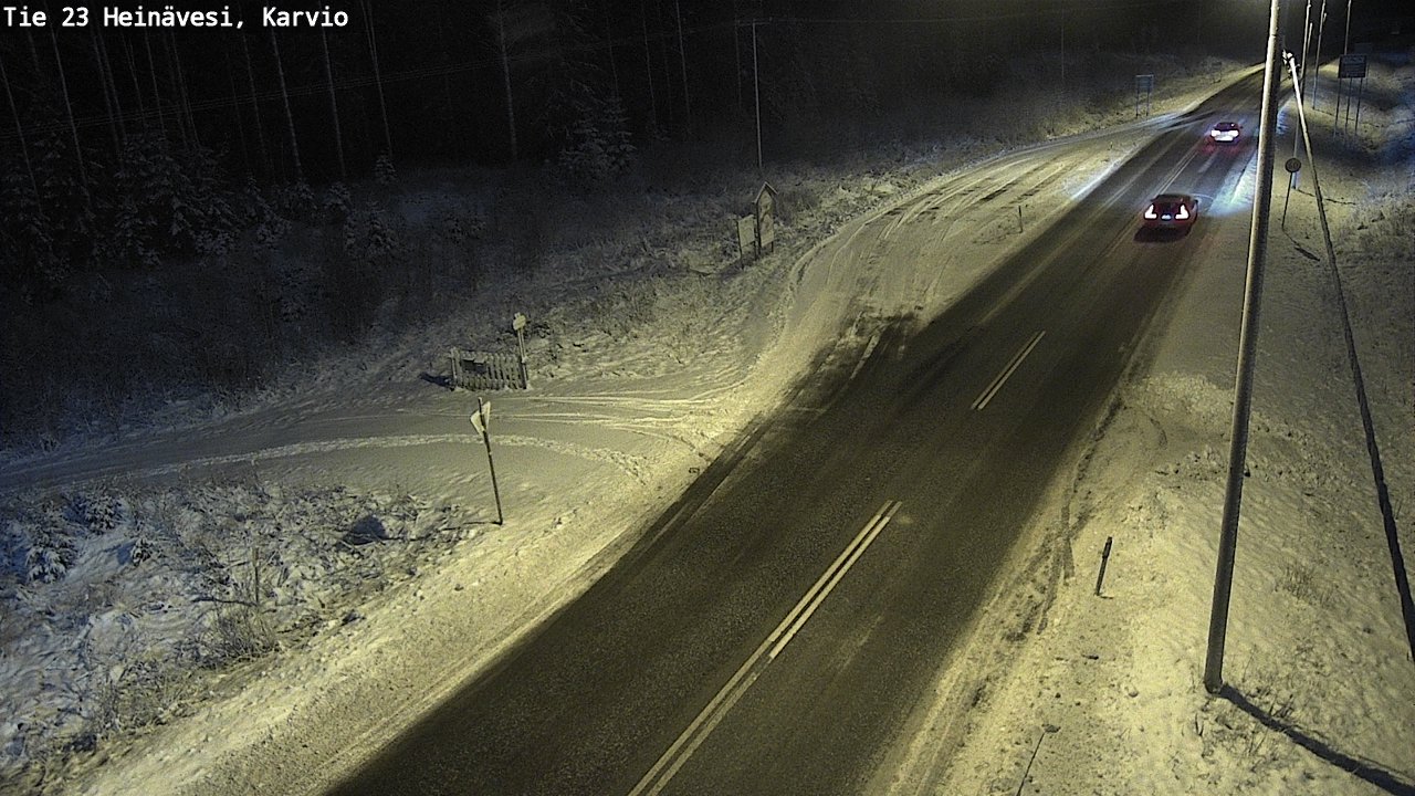 Weather Camera Image Road 23 Heinävesi, Karvio, Heinävesi, Pohjois-Karjala