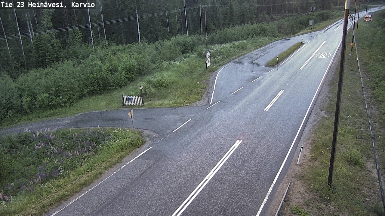 Kelikamerat Kuva Tie 23 Heinävesi, Karvio, Heinävesi, Pohjois-Karjala