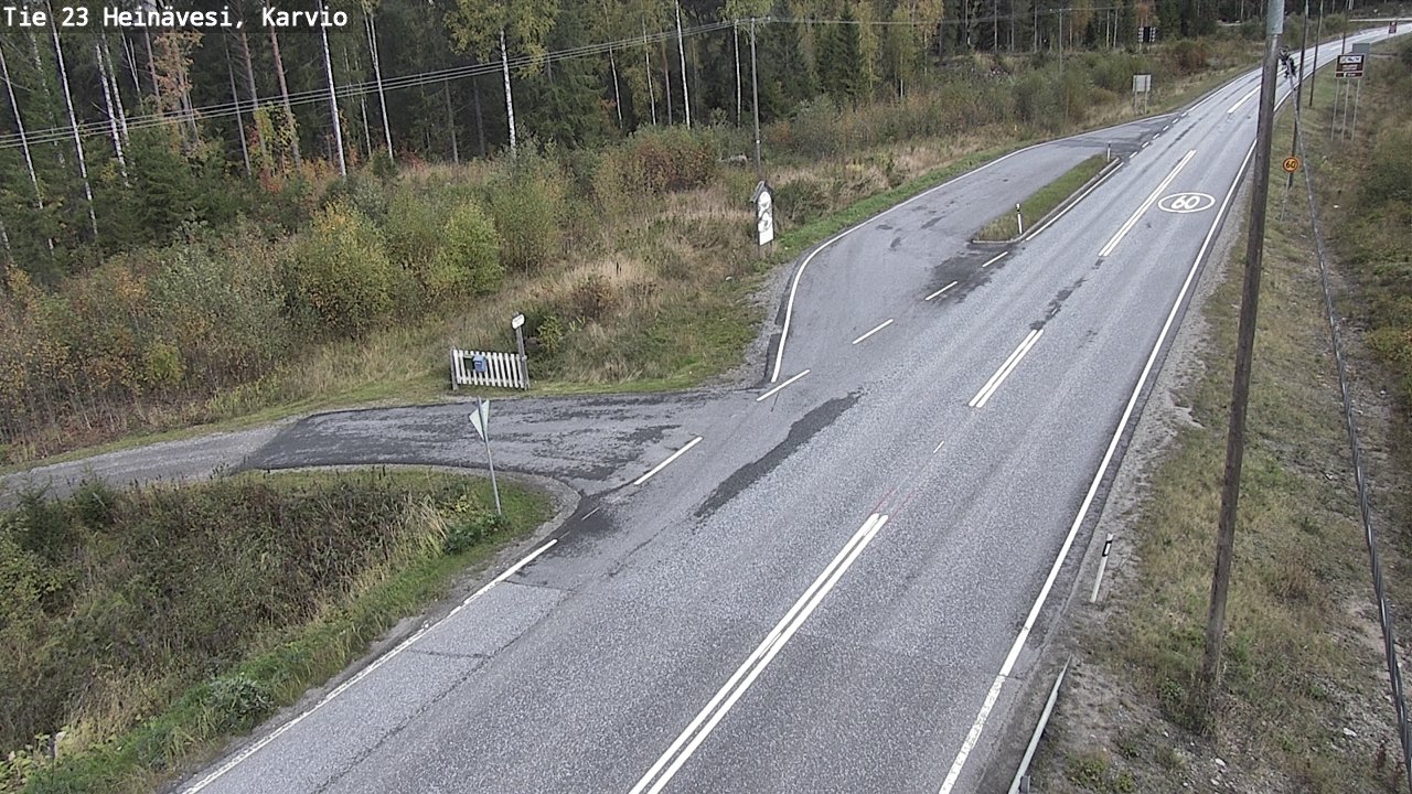 Kelikamerat Kuva Tie 23 Heinävesi, Karvio, Heinävesi, Pohjois-Karjala