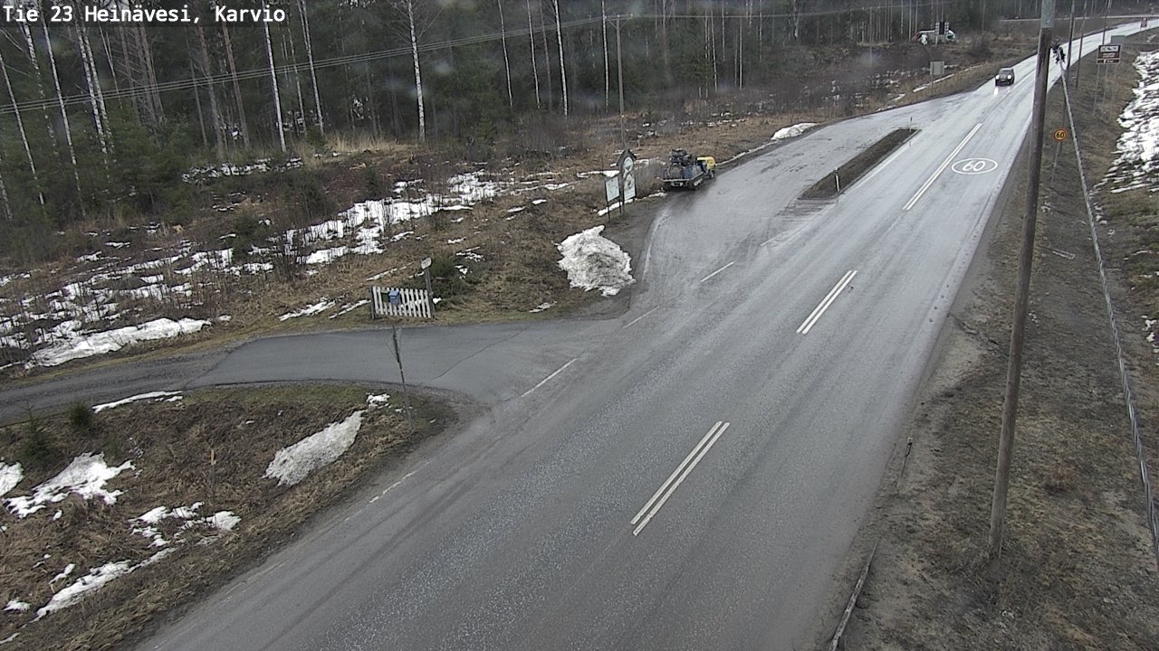 Weather Camera Image Road 23 Heinävesi, Karvio, Heinävesi, Pohjois-Karjala