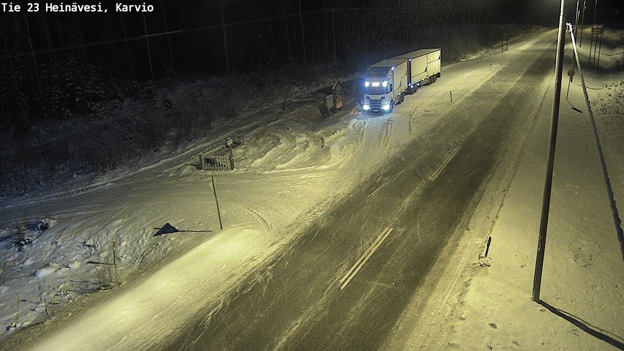 Kelikamerat Kuva Tie 23 Heinävesi, Karvio, Heinävesi, Pohjois-Karjala