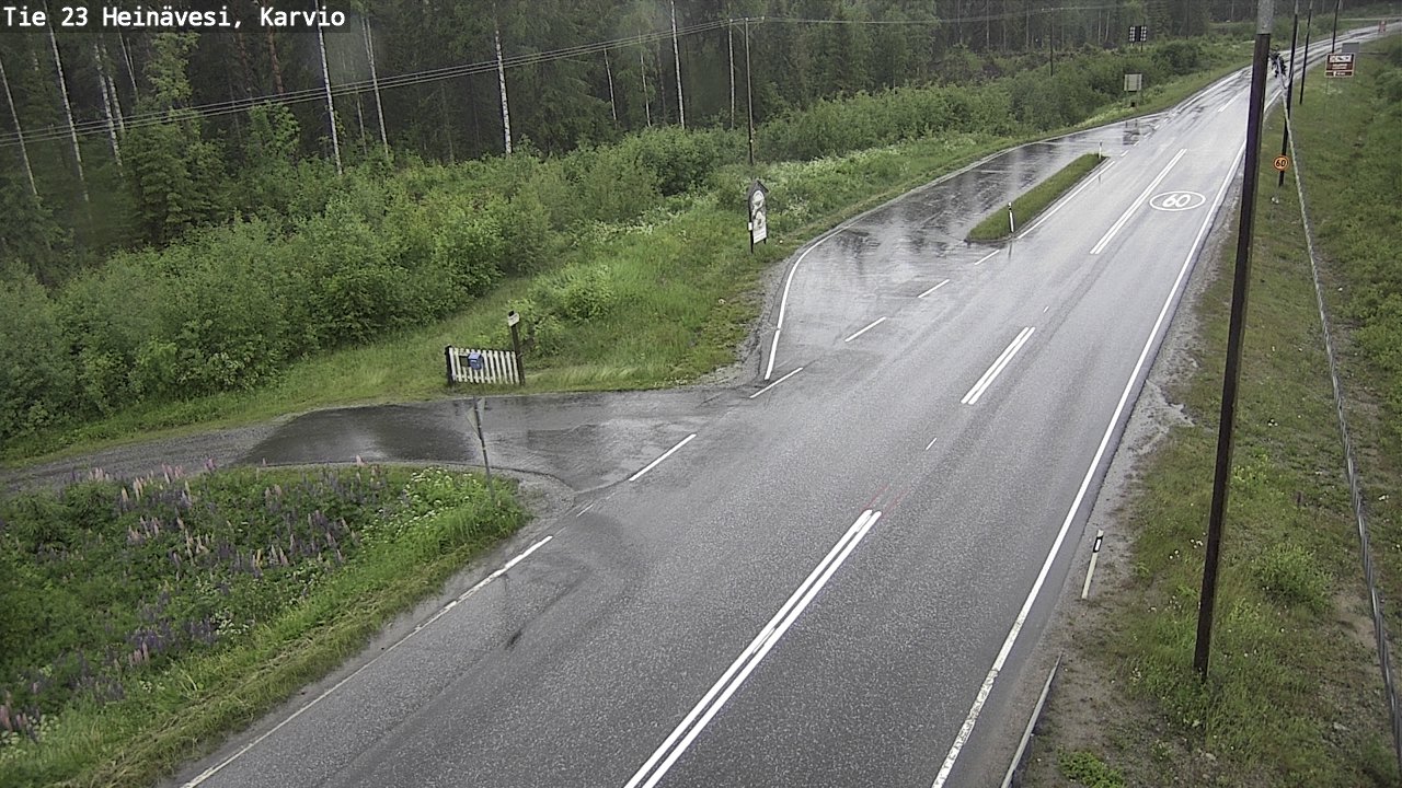 Kelikamerat Kuva Tie 23 Heinävesi, Karvio, Heinävesi, Pohjois-Karjala