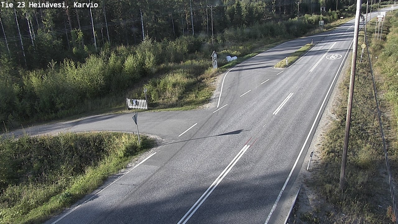 Kelikamerat Kuva Tie 23 Heinävesi, Karvio, Heinävesi, Pohjois-Karjala