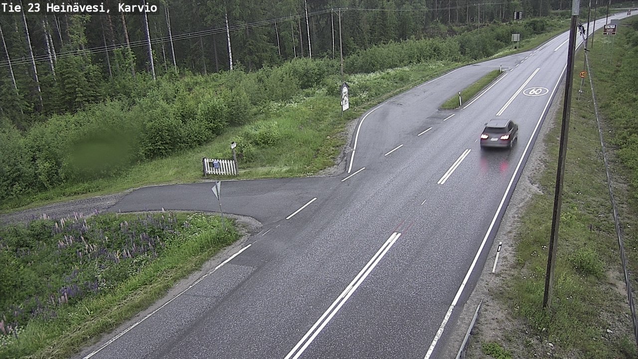 Kelikamerat Kuva Tie 23 Heinävesi, Karvio, Heinävesi, Pohjois-Karjala