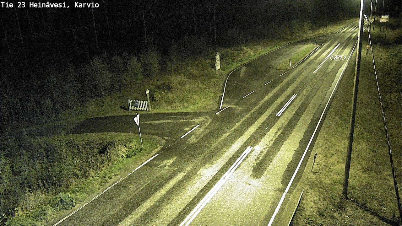 Weather Camera Image Road 23 Heinävesi, Karvio, Heinävesi, Pohjois-Karjala