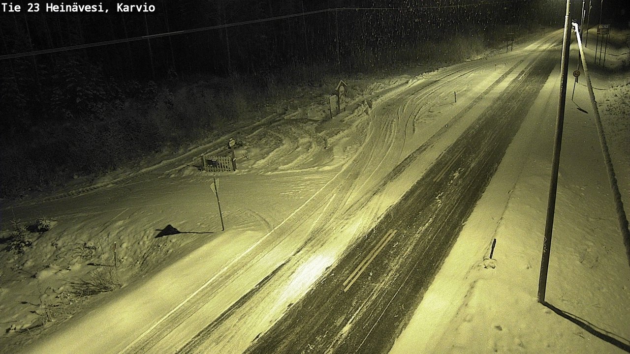 Kelikamerat Kuva Tie 23 Heinävesi, Karvio, Heinävesi, Pohjois-Karjala