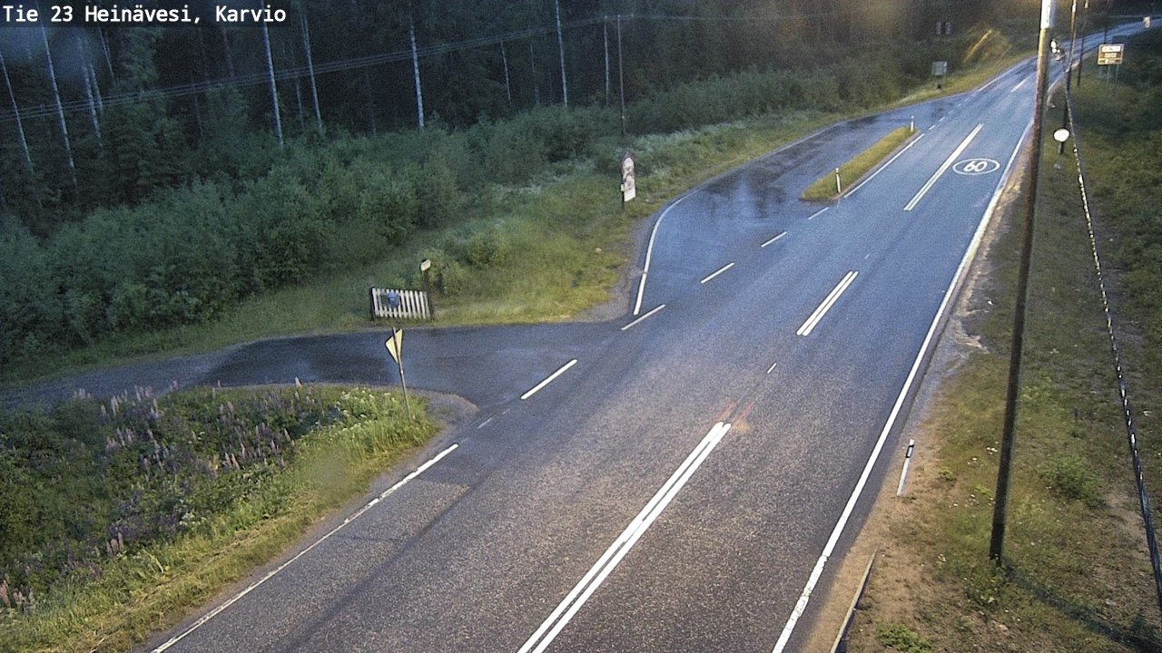 Kelikamerat Kuva Tie 23 Heinävesi, Karvio, Heinävesi, Pohjois-Karjala