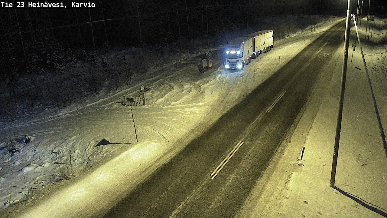 Kelikamerat Kuva Tie 23 Heinävesi, Karvio, Heinävesi, Pohjois-Karjala