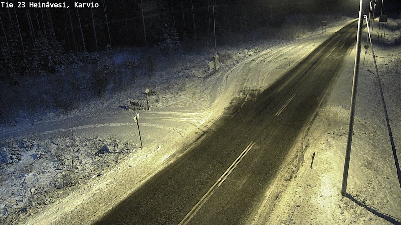 Weather Camera Image Road 23 Heinävesi, Karvio, Heinävesi, Pohjois-Karjala