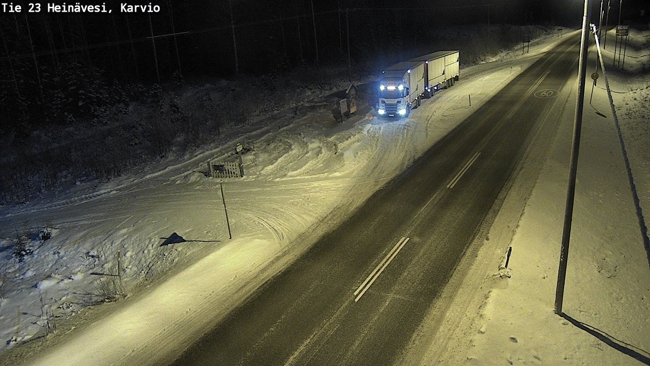Kelikamerat Kuva Tie 23 Heinävesi, Karvio, Heinävesi, Pohjois-Karjala