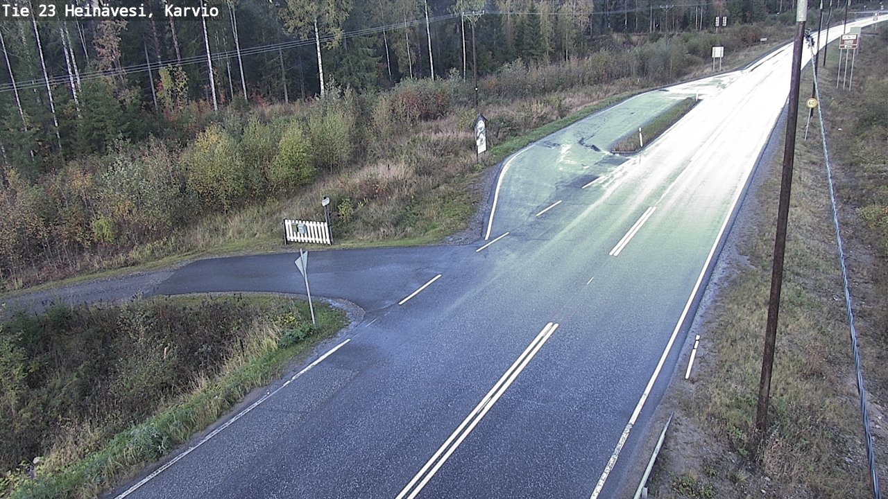 Weather Camera Image Road 23 Heinävesi, Karvio, Heinävesi, Pohjois-Karjala