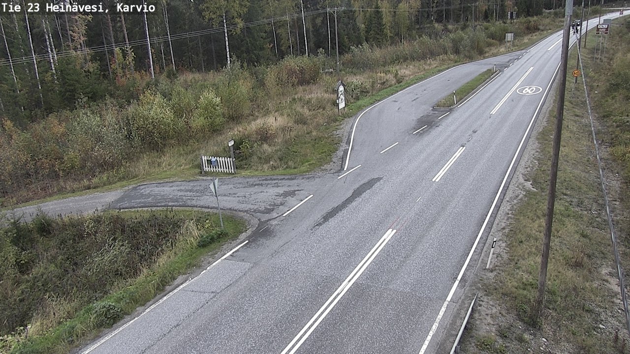 Kelikamerat Kuva Tie 23 Heinävesi, Karvio, Heinävesi, Pohjois-Karjala