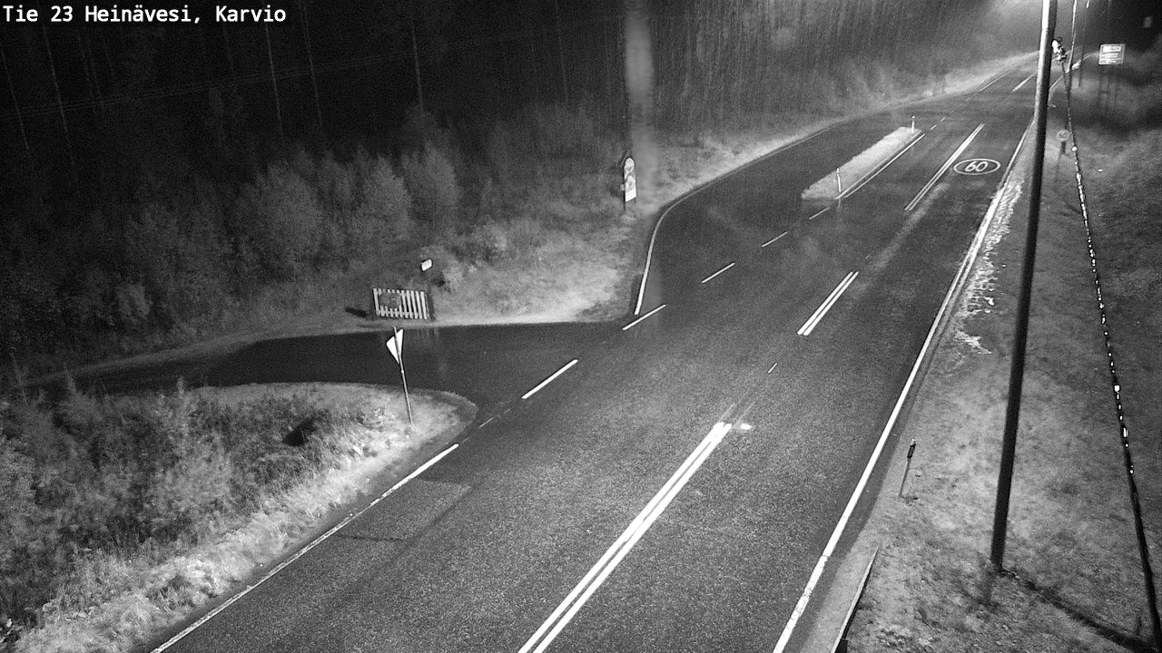 Weather Camera Image Road 23 Heinävesi, Karvio, Heinävesi, Pohjois-Karjala