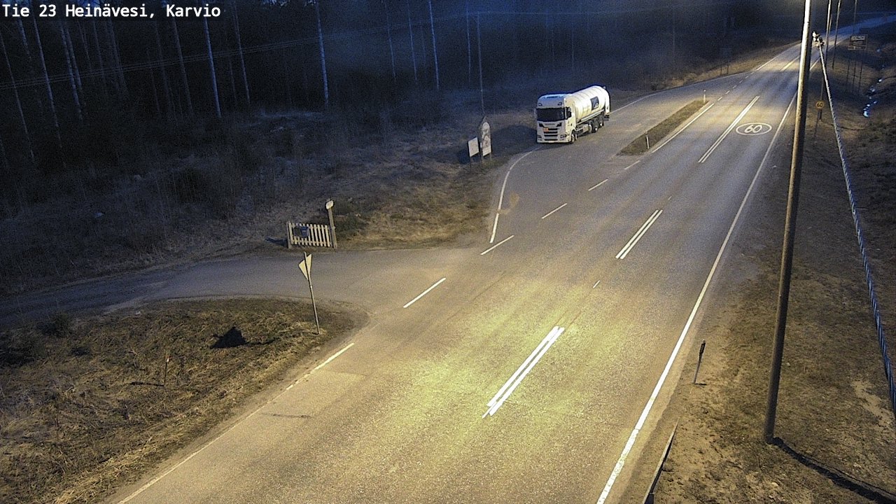Weather Camera Image Road 23 Heinävesi, Karvio, Heinävesi, Pohjois-Karjala