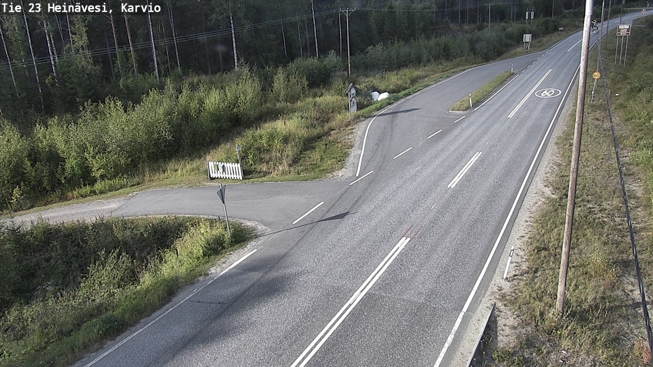 Kelikamerat Kuva Tie 23 Heinävesi, Karvio, Heinävesi, Pohjois-Karjala