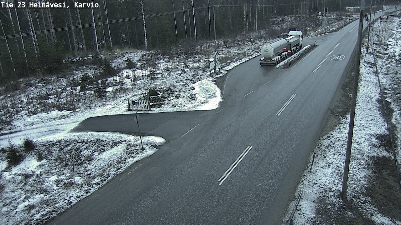 Kelikamerat Kuva Tie 23 Heinävesi, Karvio, Heinävesi, Pohjois-Karjala