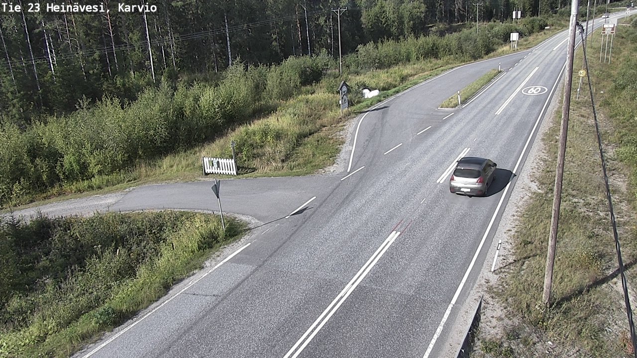 Kelikamerat Kuva Tie 23 Heinävesi, Karvio, Heinävesi, Pohjois-Karjala