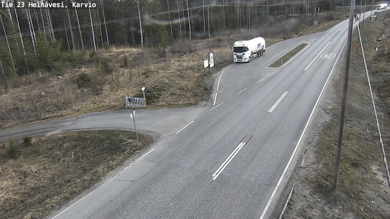 Kelikamerat Kuva Tie 23 Heinävesi, Karvio, Heinävesi, Pohjois-Karjala