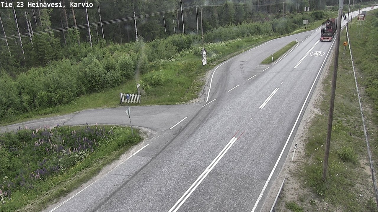 Kelikamerat Kuva Tie 23 Heinävesi, Karvio, Heinävesi, Pohjois-Karjala